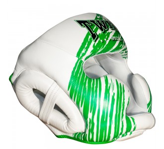 Детский боксерский шлем Twins Special (HGL-3 TW2 white-green)